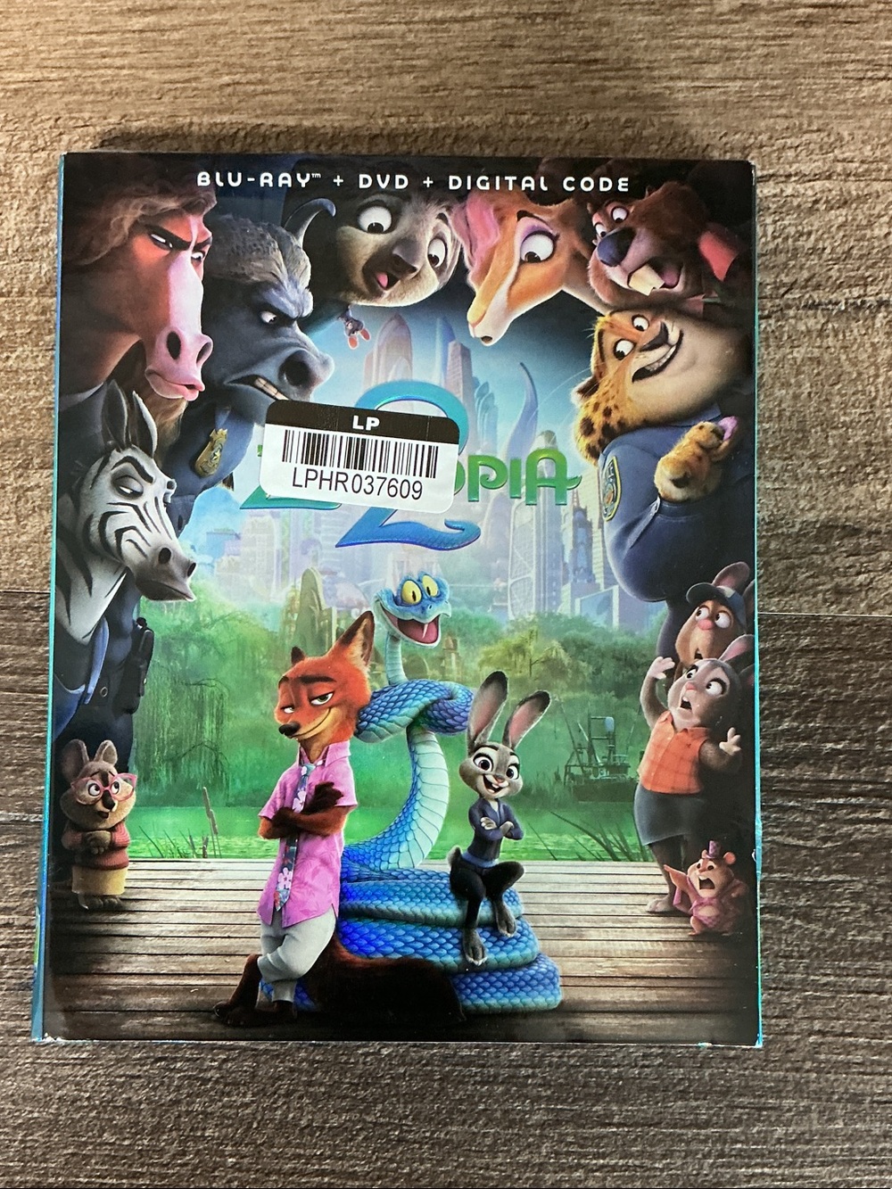 Zootopia 2 Blu-ray + DVD Digital Code - Colorful Animated Cover